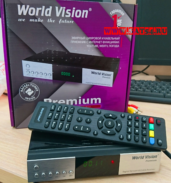  DVB-C,DVB-T2,FULL HD , World Vision  Premium   