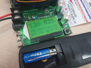 Реальный тест не дорогих батареек Mirex на сайте WWW.SAT54.RU