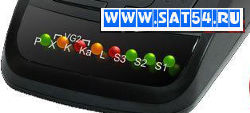 Светодиодный индикатор антирадара Crunch. Фотография к статье  "Как выбрать радар детектор" на сайте www.sat54.ru