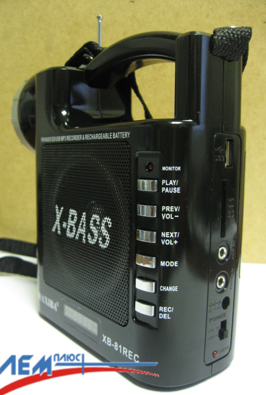 радиоприемник с SD USB флешкой и фонарем - Лем Плюс (Новосибирск) sat54.ru