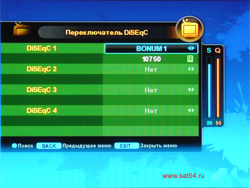 www.sat54.ru    Golden Interstar S2030. .  DiSEqC.