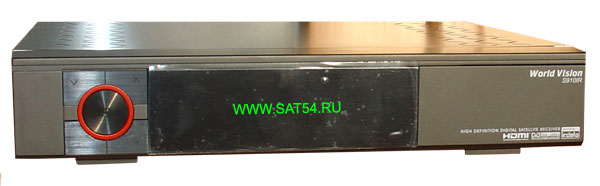 www.sat54.ru Тест HD ресивера World Vision S910IR. Внешний вид. Передняя панель.