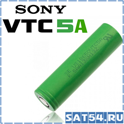  18650  (40, 2500mA) Sony VTC5A Li-Ion